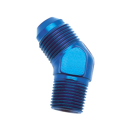 Speedfx ADAPTER FITTING, -4ANX1/8NPTF BLU 45  FL TO PIPE ELB 560423